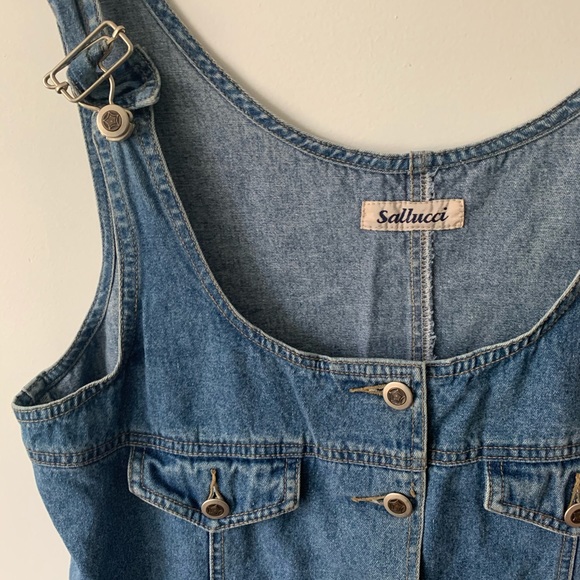 Denim overall dress vintage - Picture 2 of 4